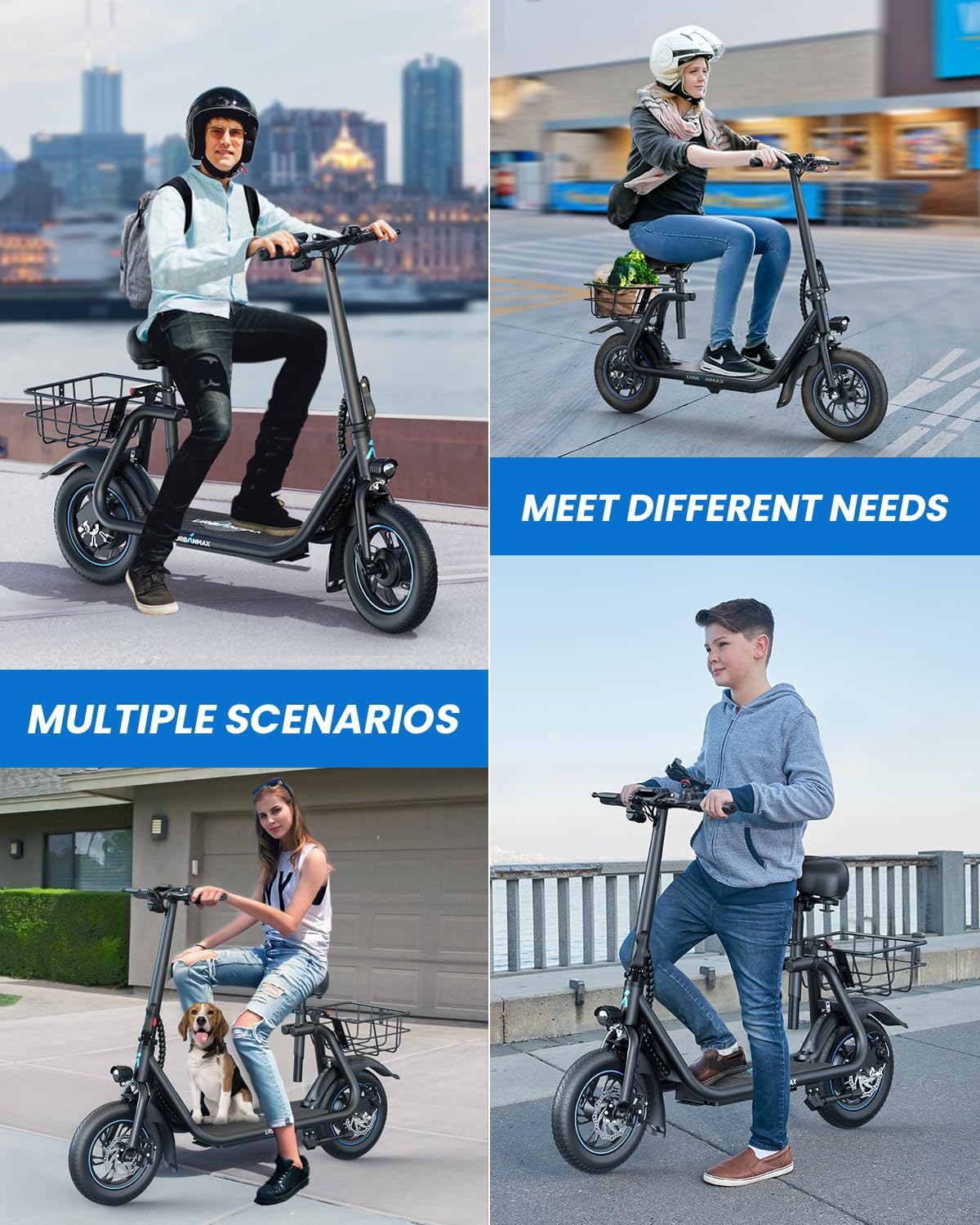 URBANMAX Electric Powerful Foldable Commuting