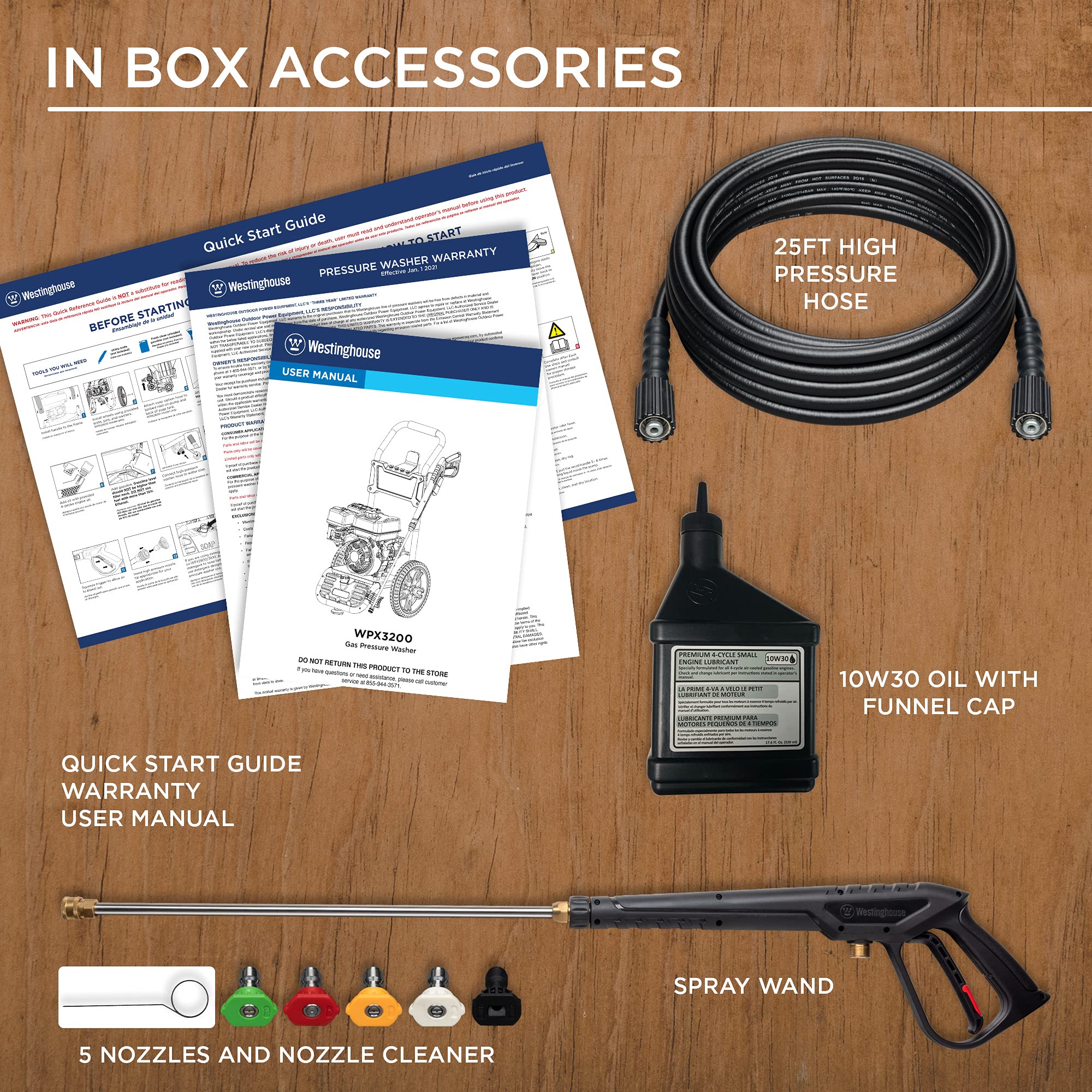 Westinghouse Gasoline Powered Pressure WPX3100H