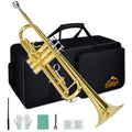 EASTROCK Bb Trumpet Standard Brass Trumpet Set