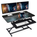 NEEDUX 36-Inch Standing Desk Converter with Keyboard Tray