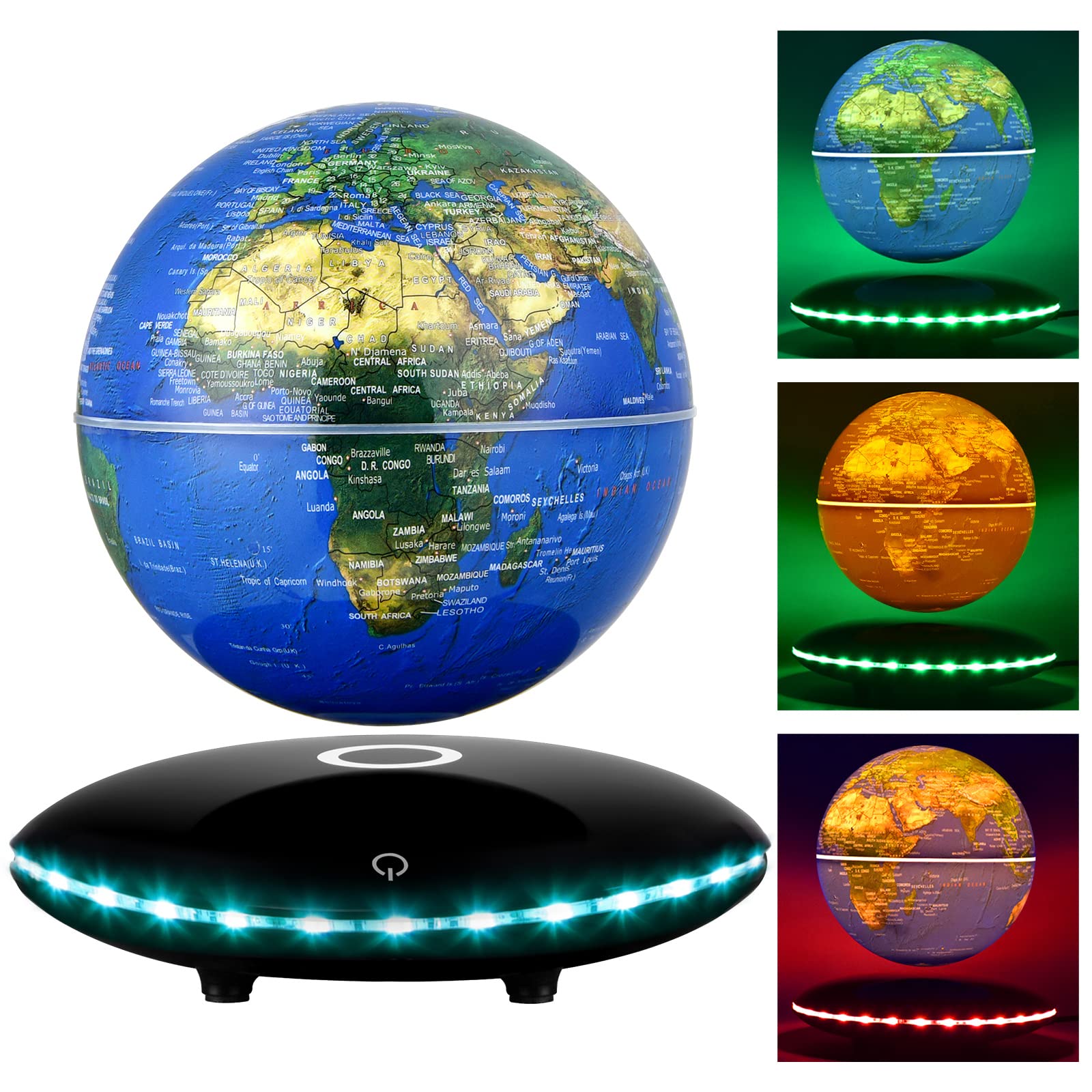 Floating Globe RUIXINDA Levitating Geographic