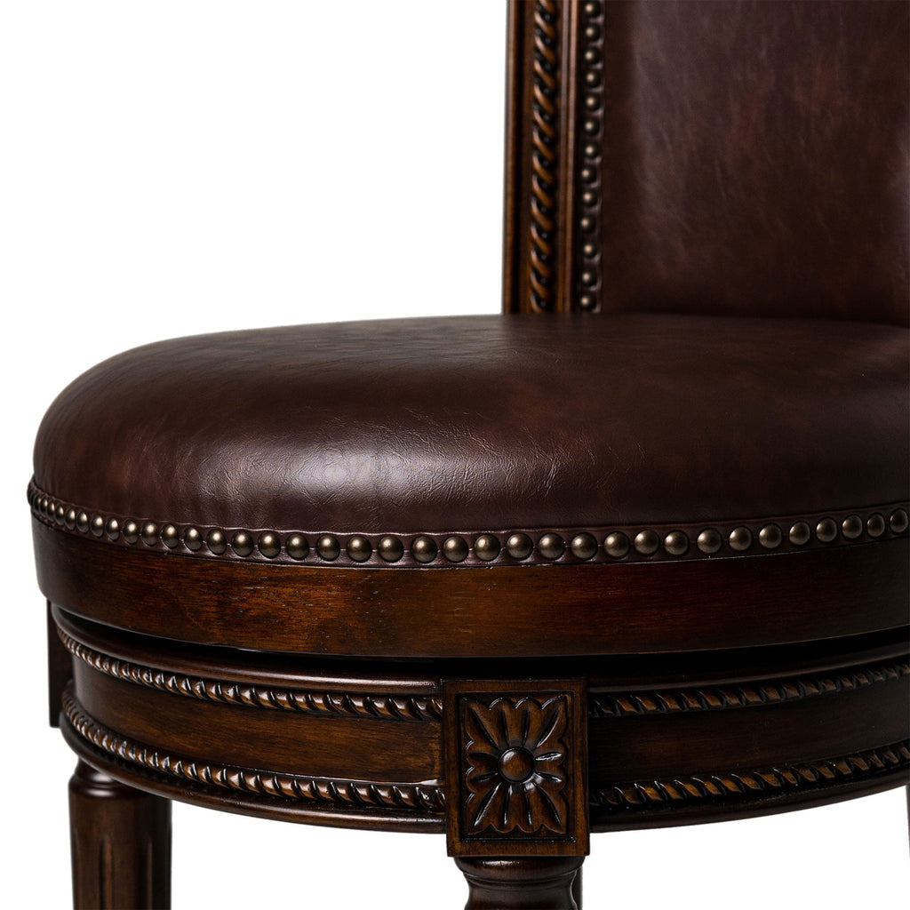 Maven Lane Pullman Swivel Kitchen Counter Stool 25