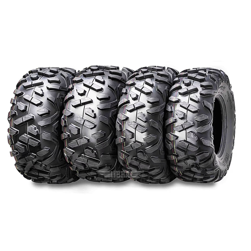 Wanda ATV/UTV Tires 25x8-12 Front and 25x10-12 Rear /6PR P373, Set 4