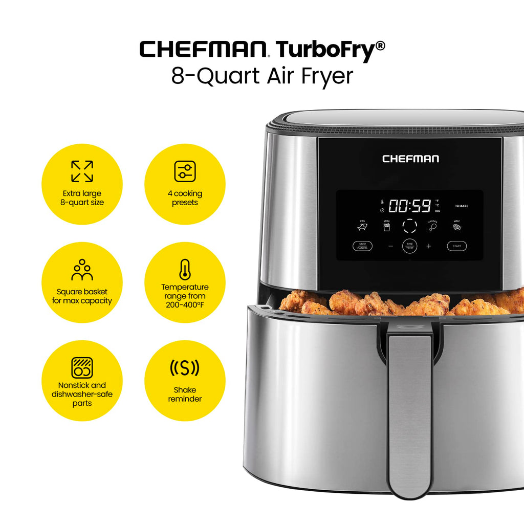 Chefman TurboFry Air Fryer Dishwasher
