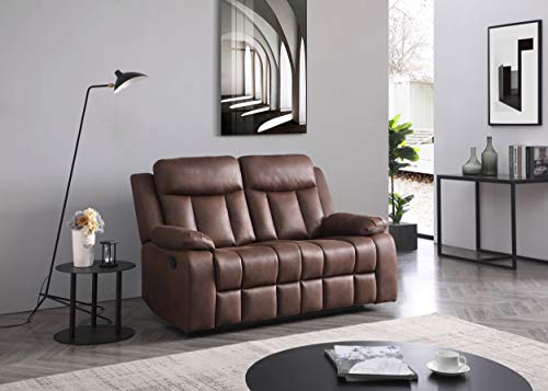 Betsy Furniture 3-Piece Recliner Set, Brown