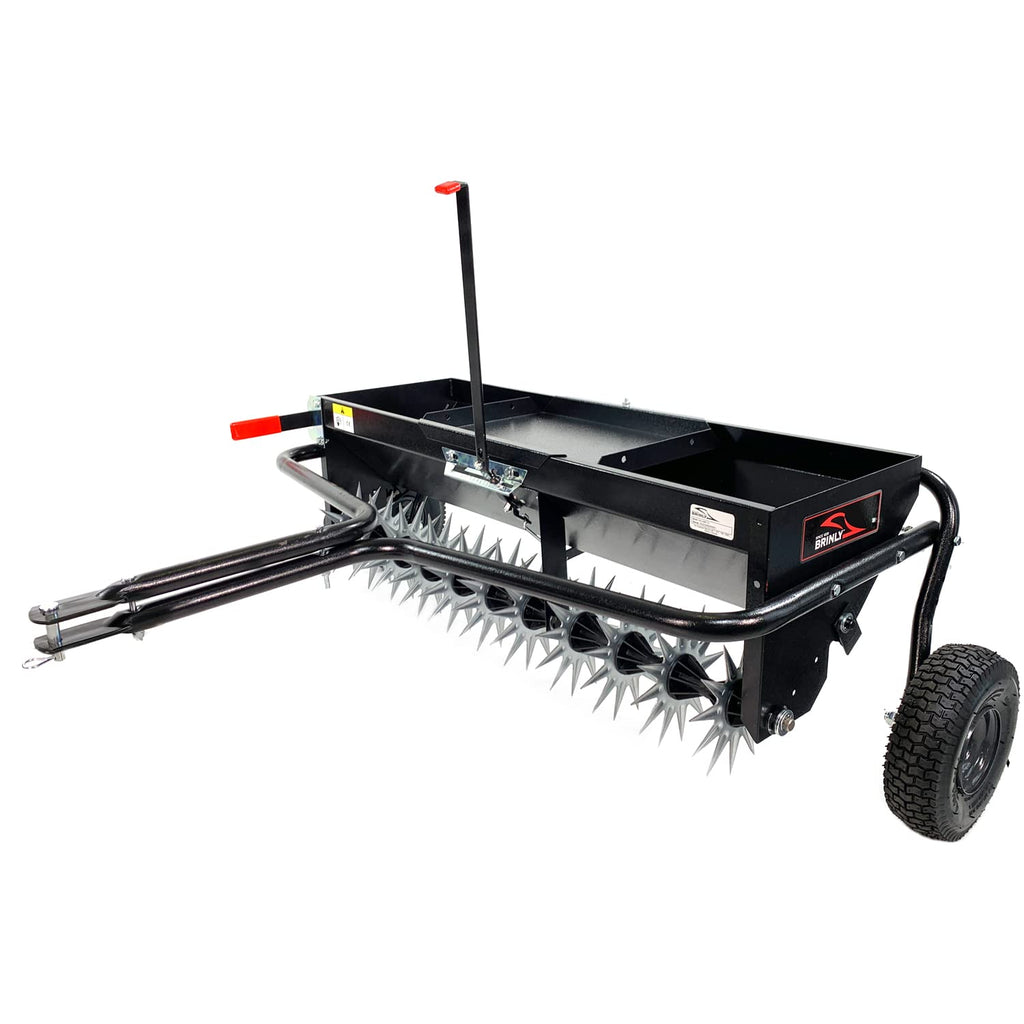Brinly 40-Inch Combination Tow-Behind Aerator Spreader