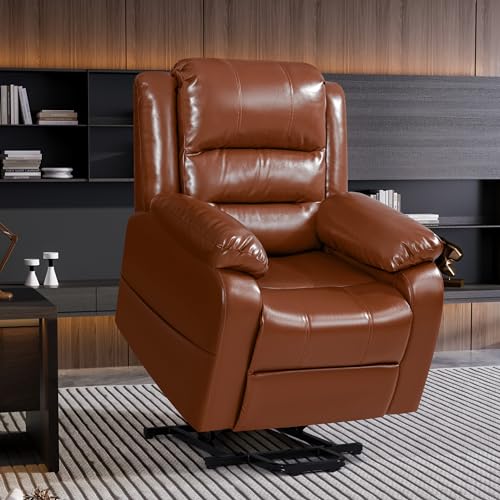 Flamaker Recliner Leather Elderly Ergonomic
