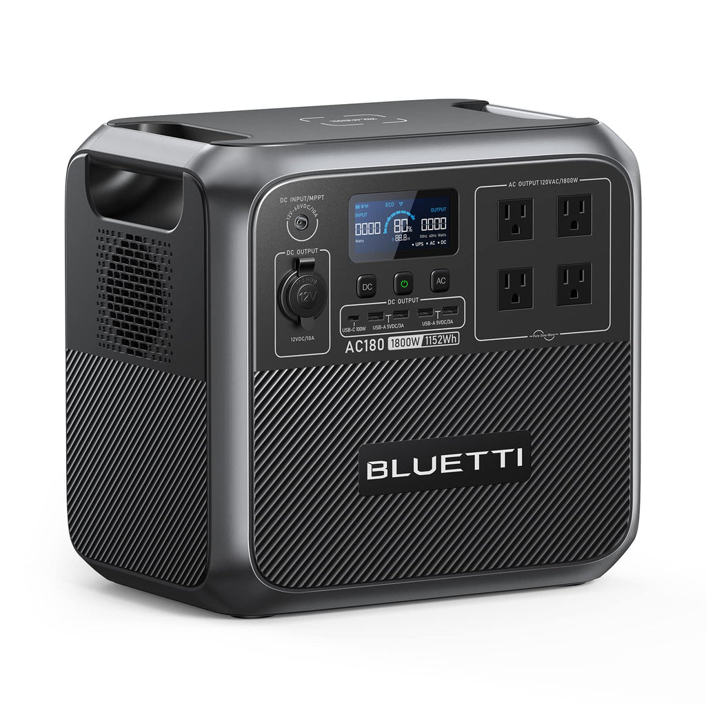 BLUETTI Portable AC180 Generator Off grid