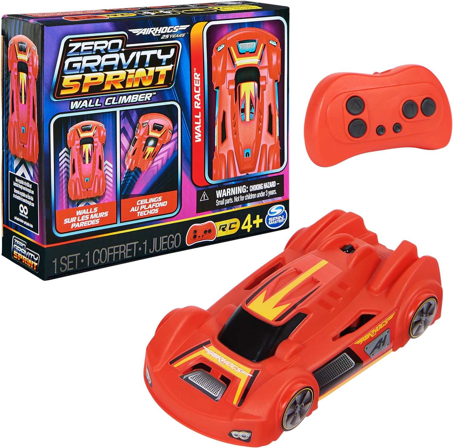 Air Hogs Gravity Rechargeable 4-Inch Indoor Drone