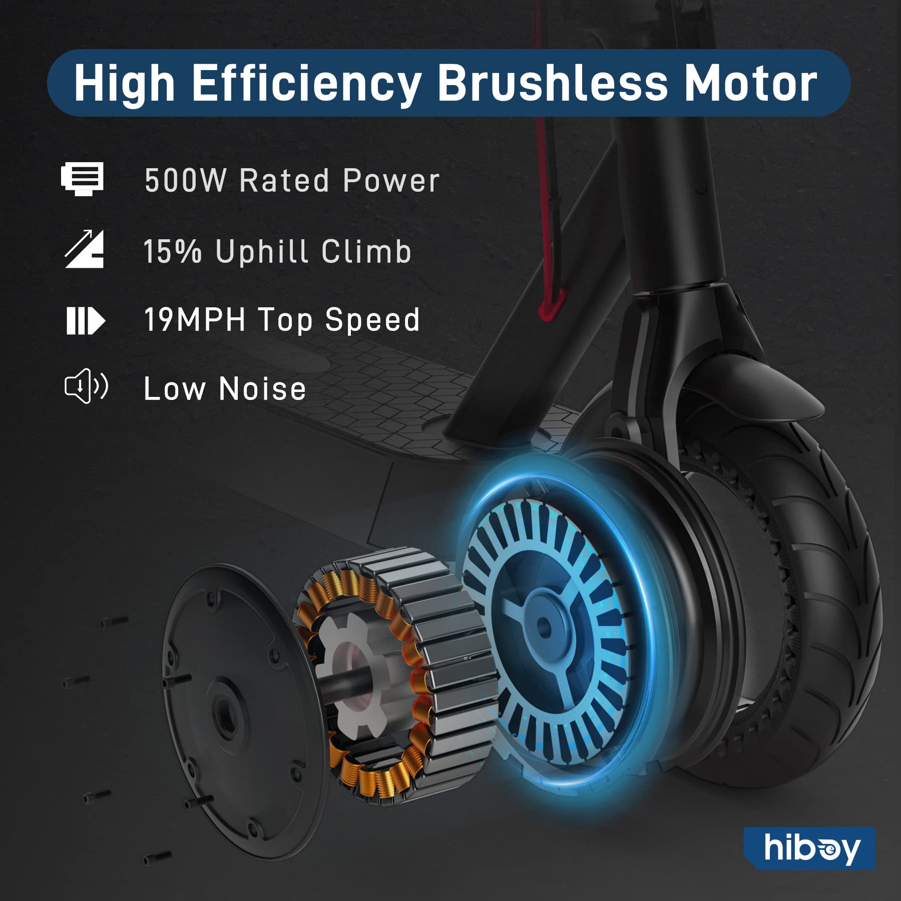 Hiboy Upgraded Electric Escooter Foldable