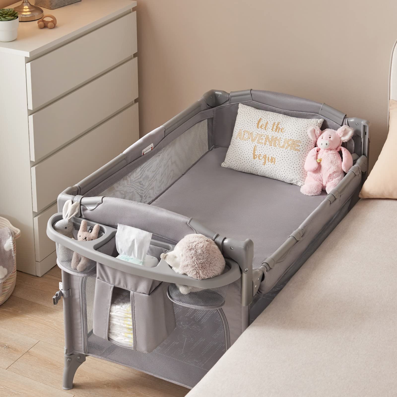 Beka Bassinet Bedside Functions Changing