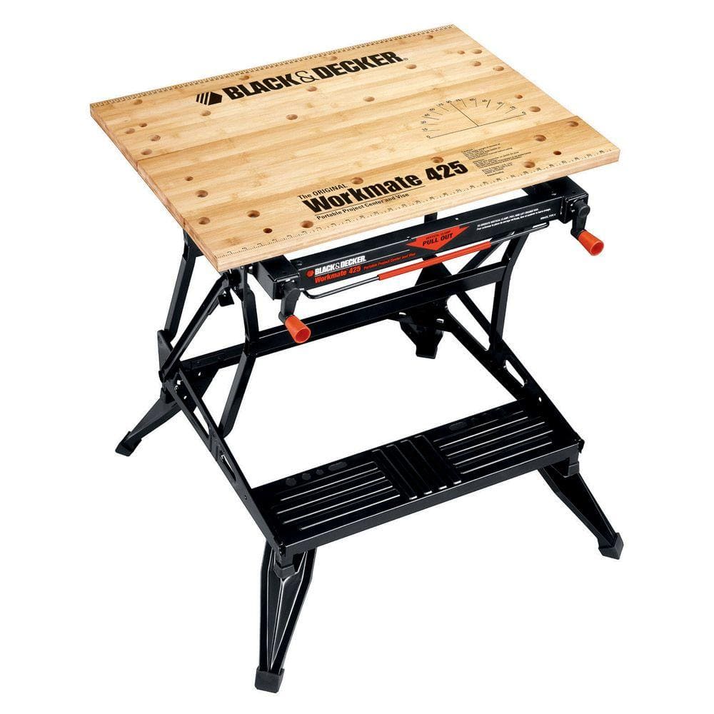BLACK DECKER Workmate 425 30 in. Folding Portable Workbench and Vise WM425