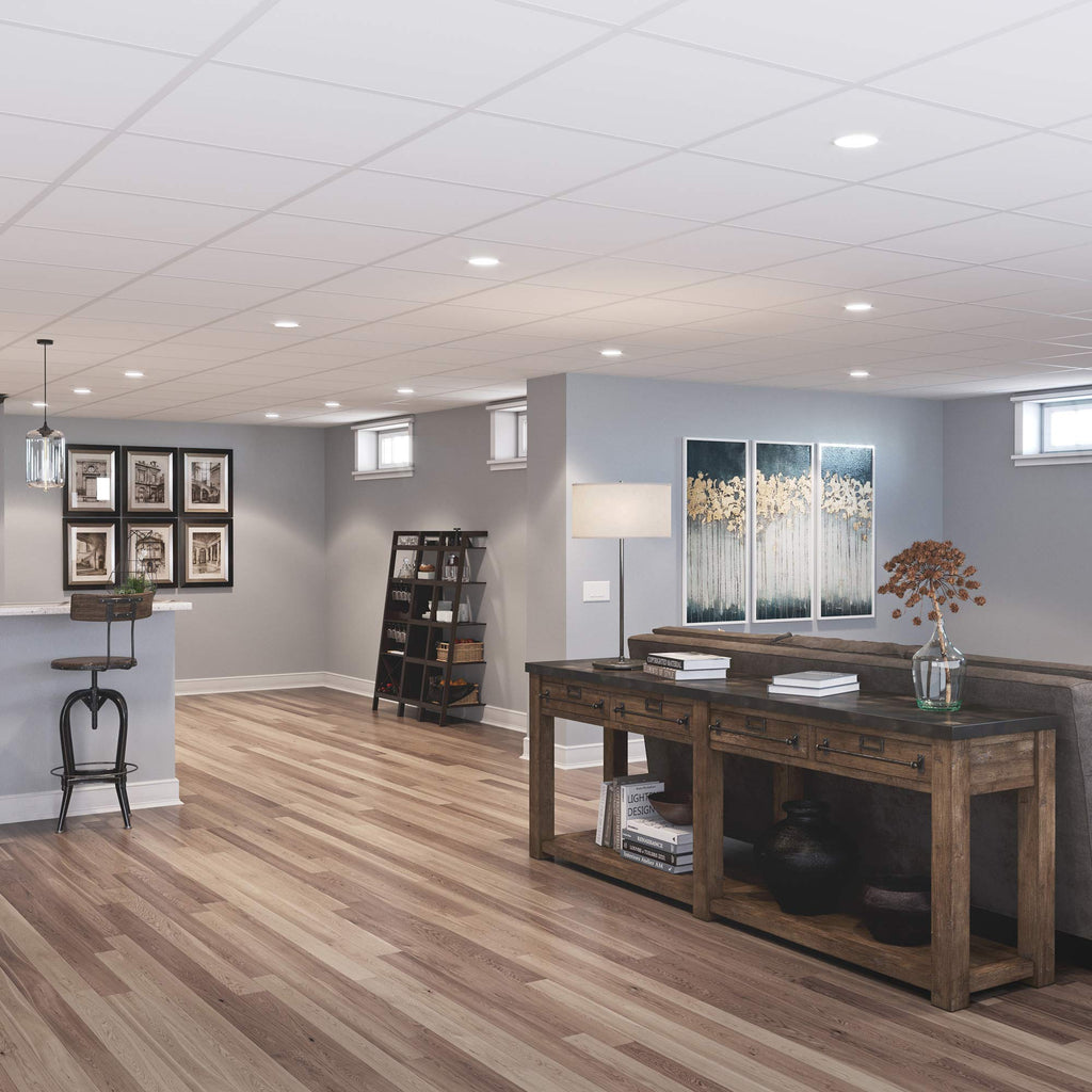 Genesis Smooth White Ceiling Tiles