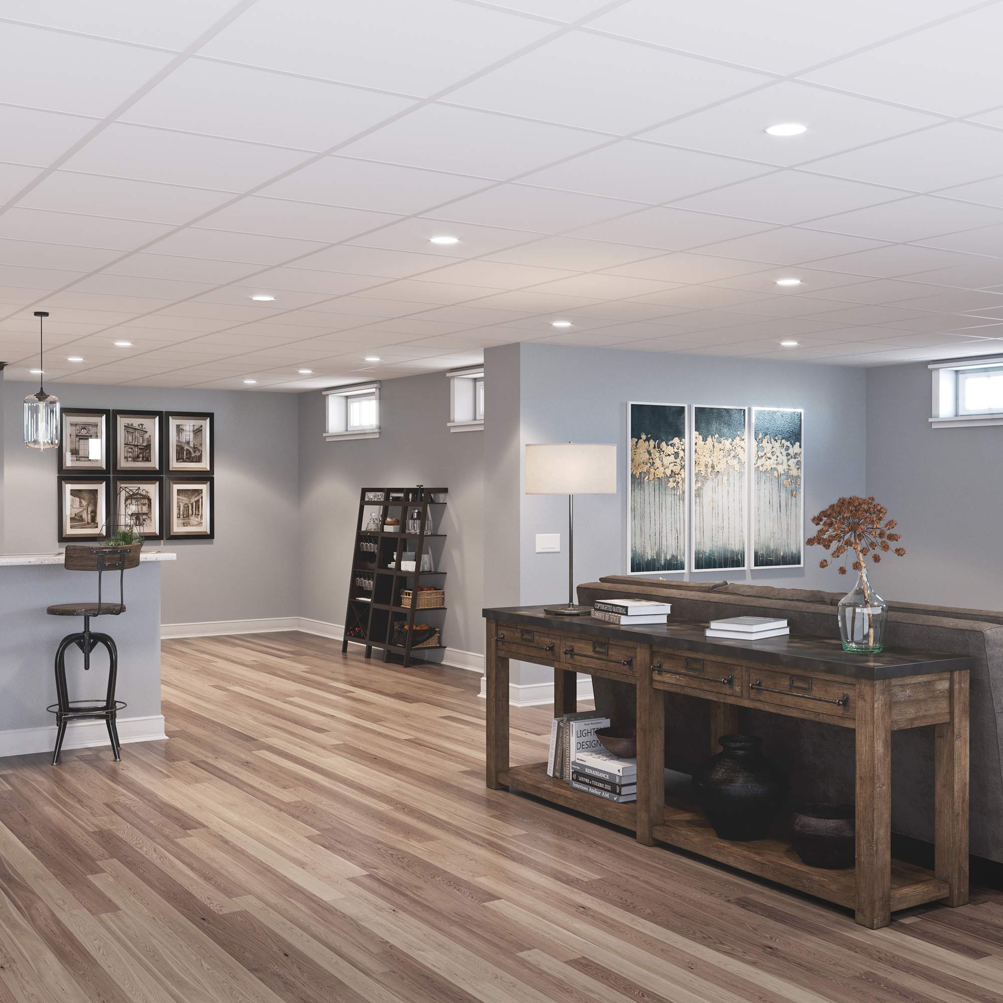 Genesis Smooth White Ceiling Tiles