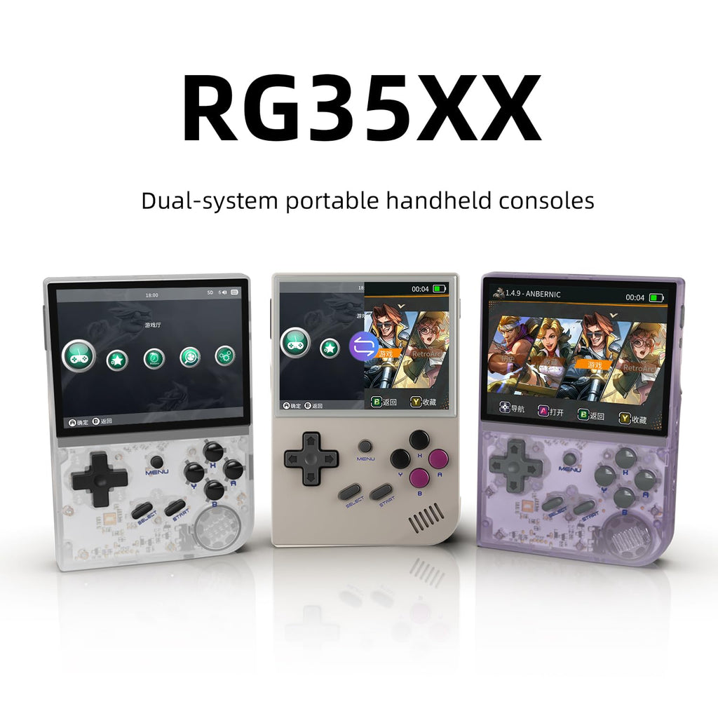 RG35XX Handheld GarlicOS Portable Transparent