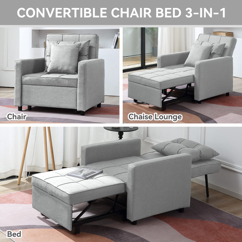BIGSYY Adjustable Backrest Multi Functional Armchair