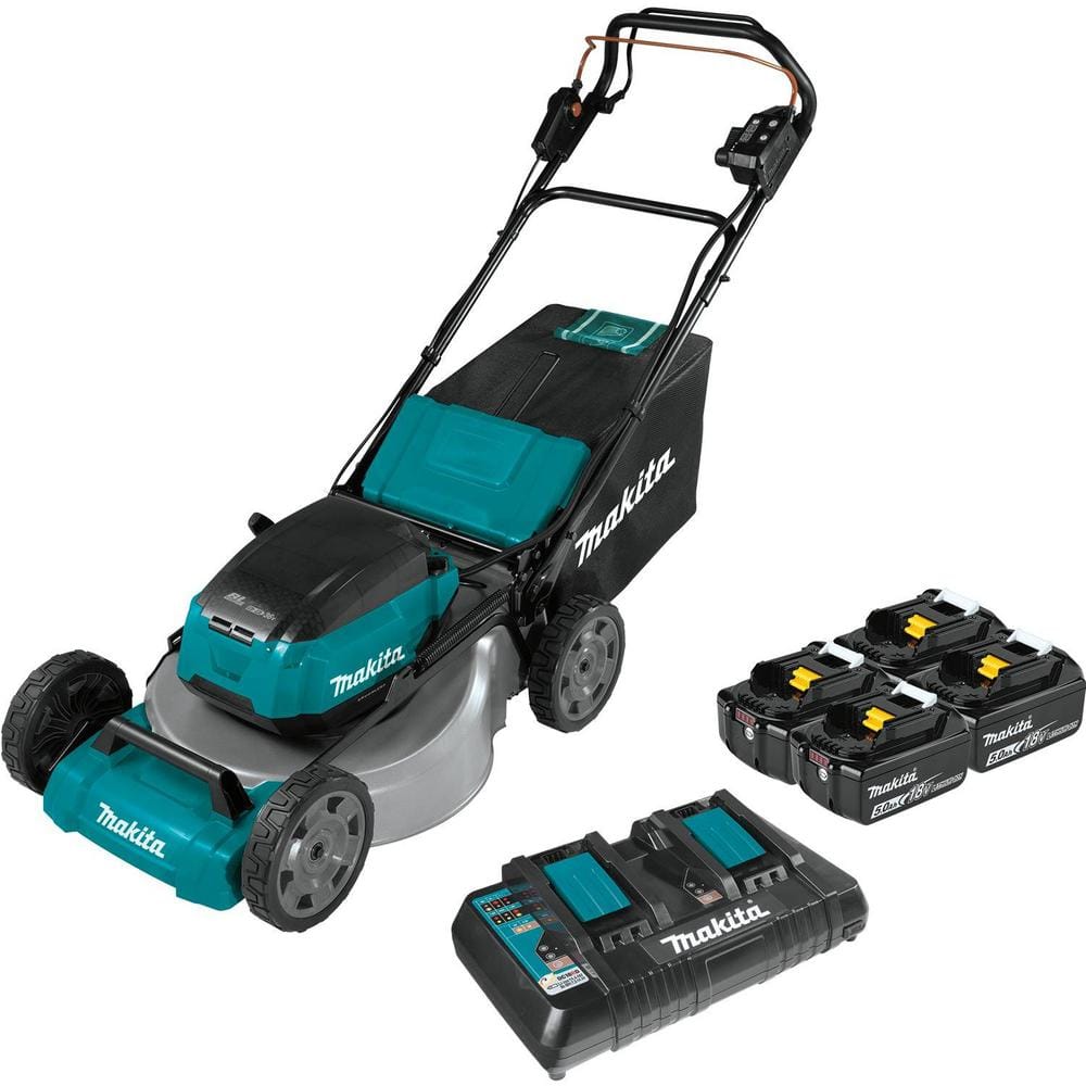 Makita 21-Inch 36V LXT Cordless Self-Propelled Lawn Mower Kit