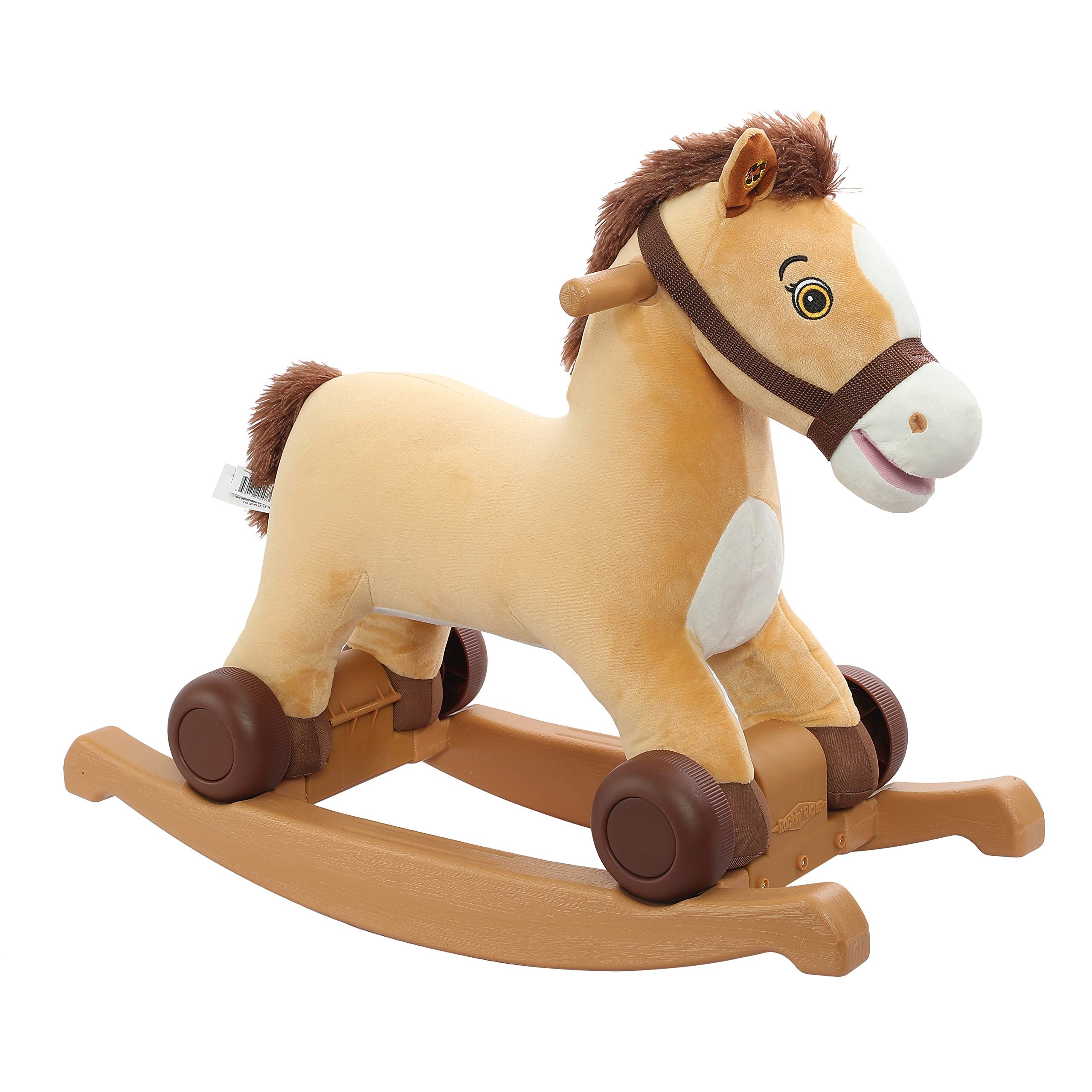 Rockin Rider Charger Plush Talking Pony Ride-On