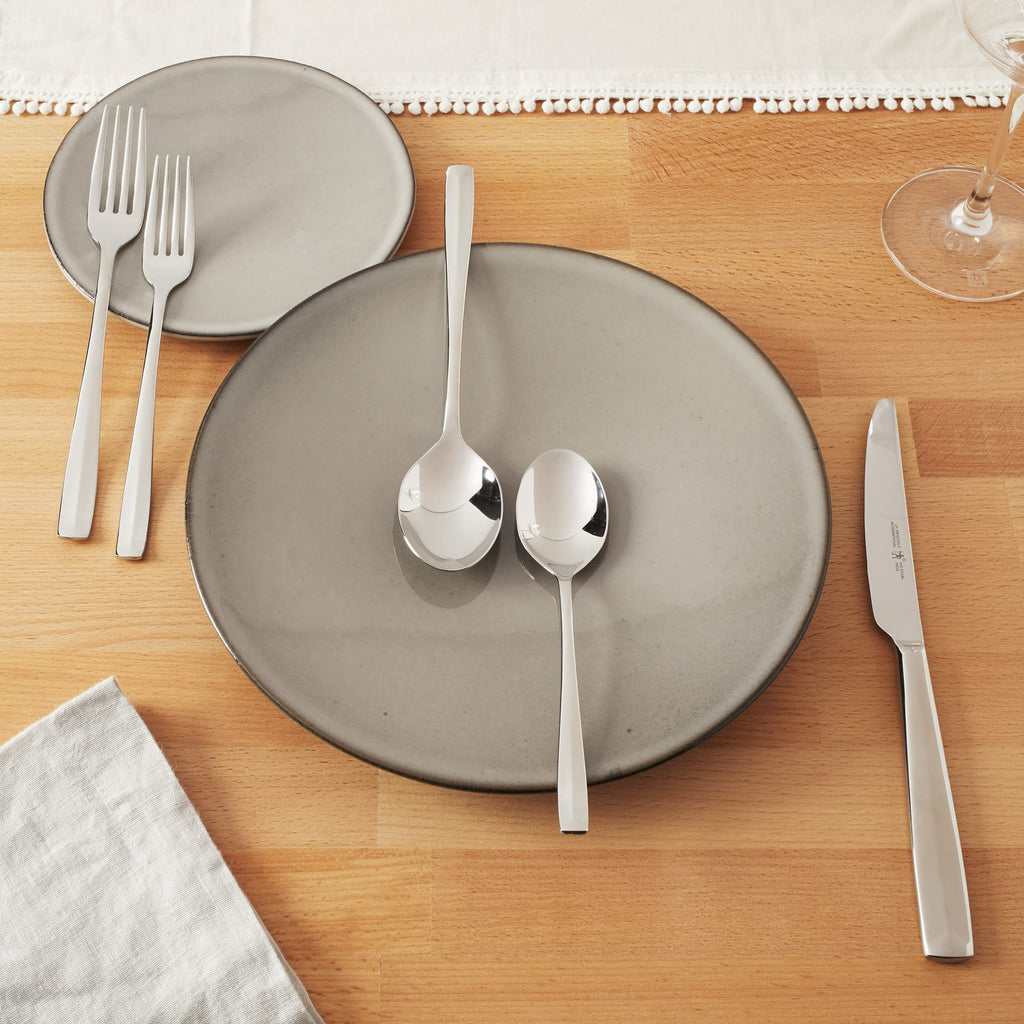 HENCKELS Lani Flatware 65 Piece Silver