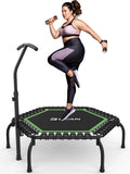 BCAN Foldable Trampoline Adjustable Rebounder