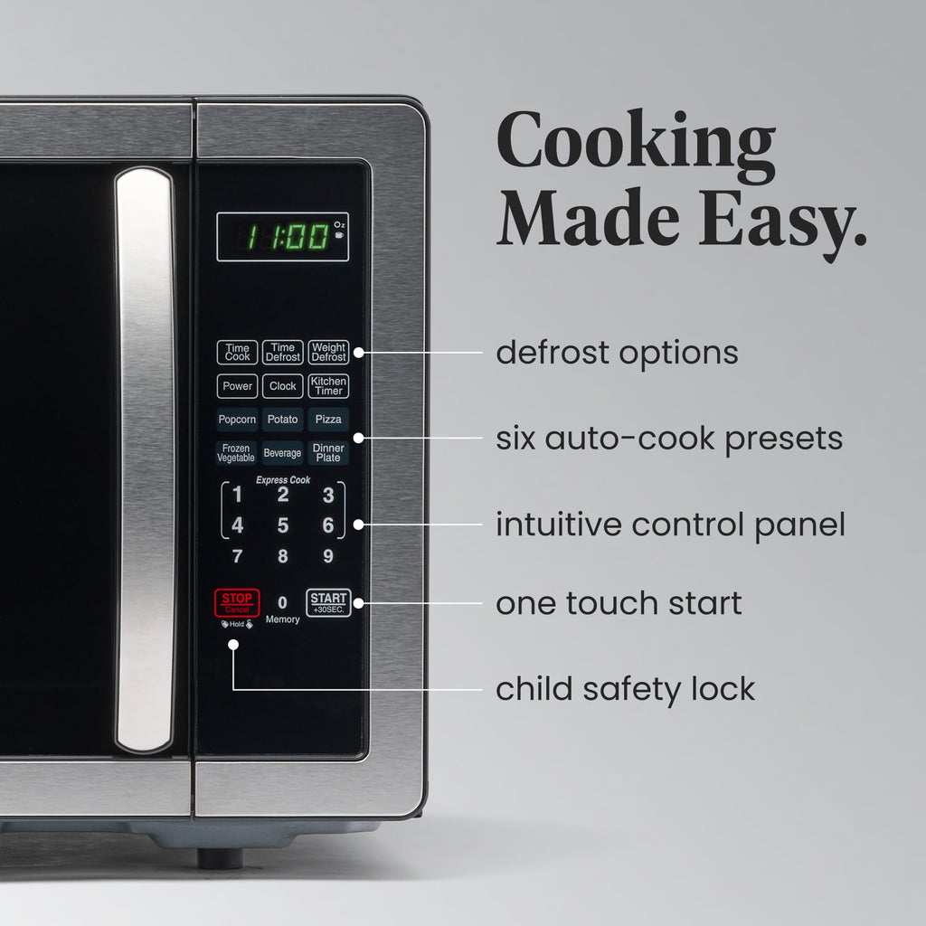 Farberware FMO11AHTBKB 1000 Watt Microwave Stainless