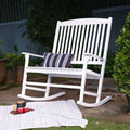Outdoor Double Rocker Rocking White
