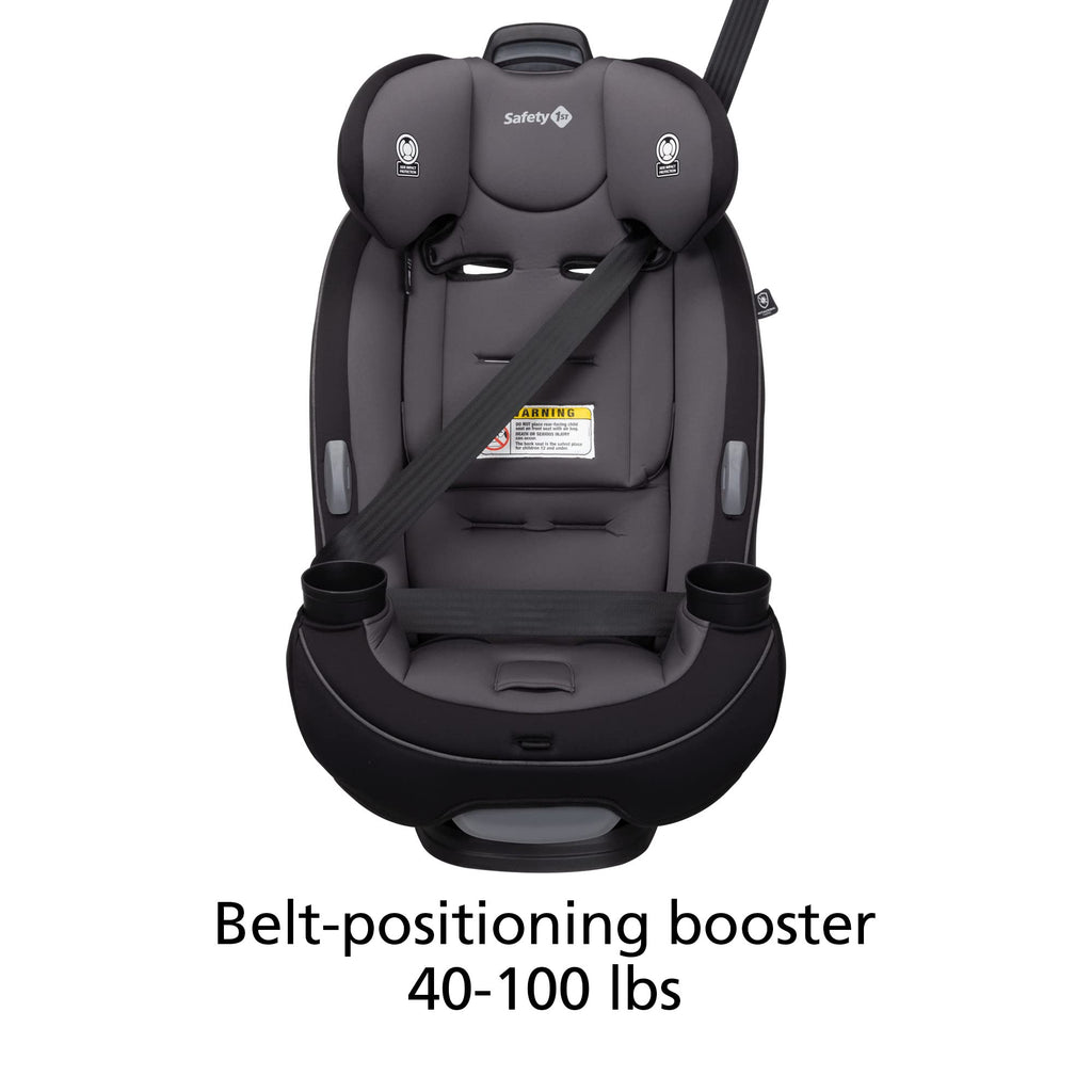 Safety 1st Grow and Go All-in-One Convertible Car Seat, Rear-facing 5-40 pounds, Forward-facing 22-65 pounds, and Belt-positioning booster 40-100 pounds, Everest Pink