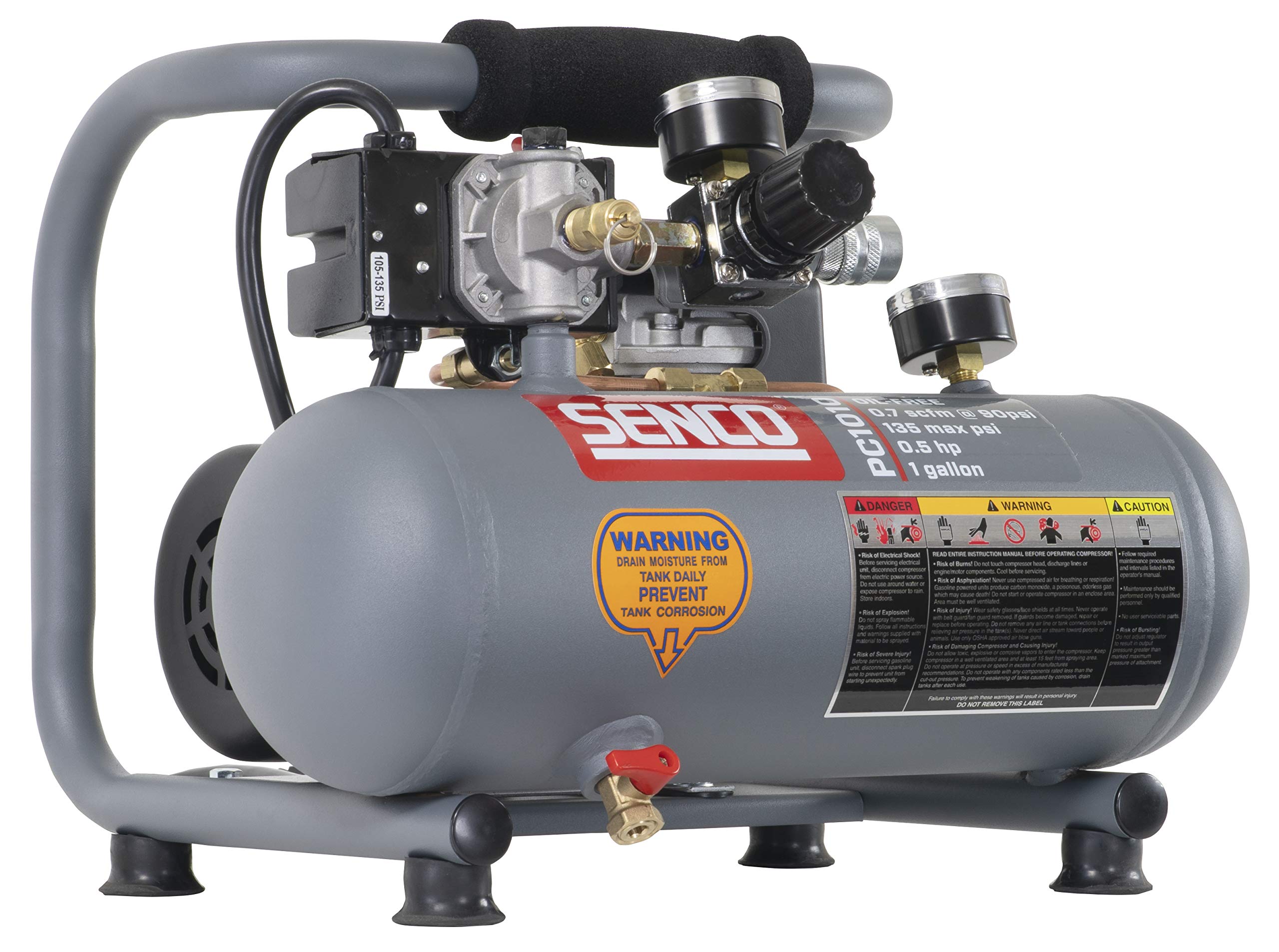 Senco PC1010 1 Horsepower 1 Gallon Compressor
