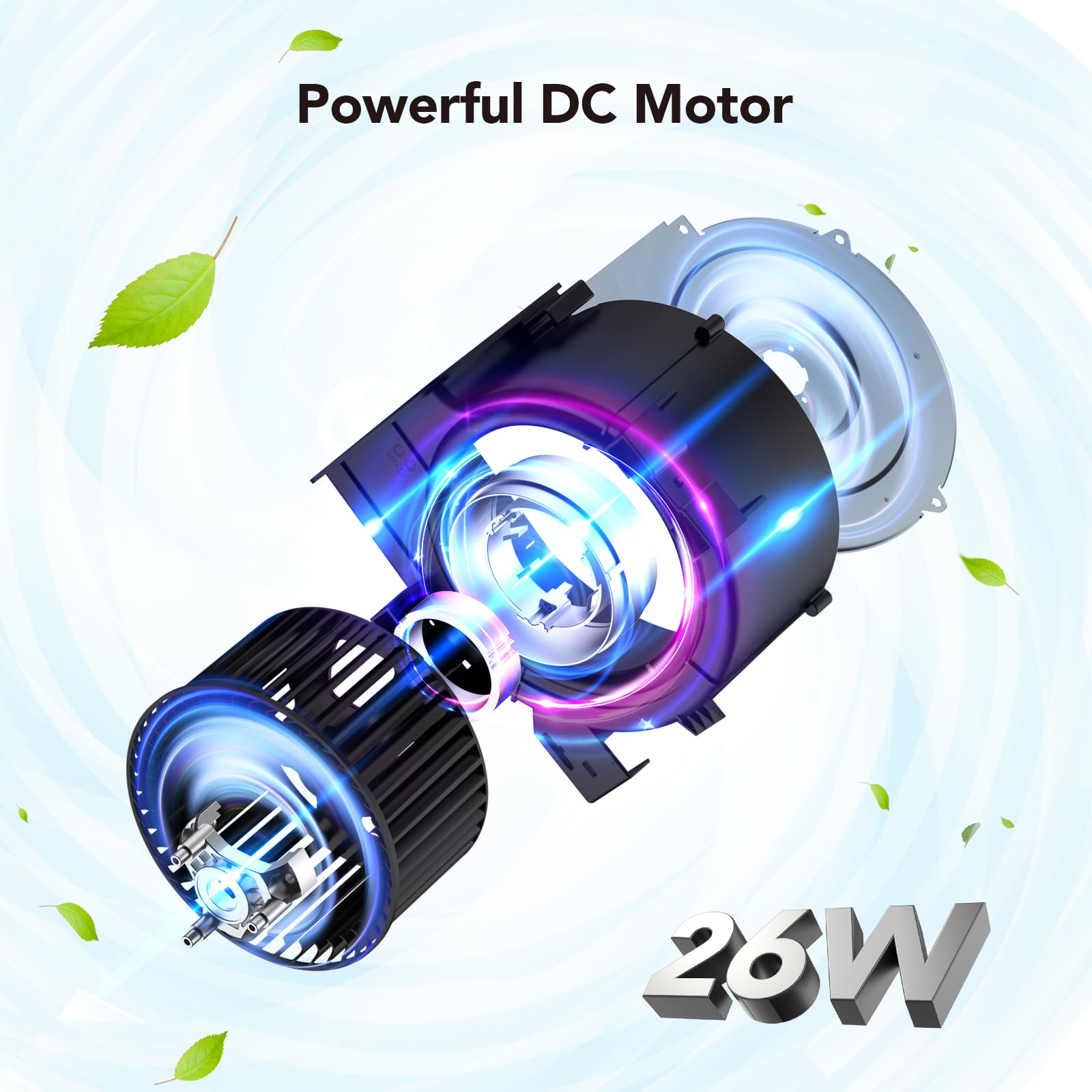 OREiN 100 CFM Bathroom Exhaust Fan with Integrated LED Light
