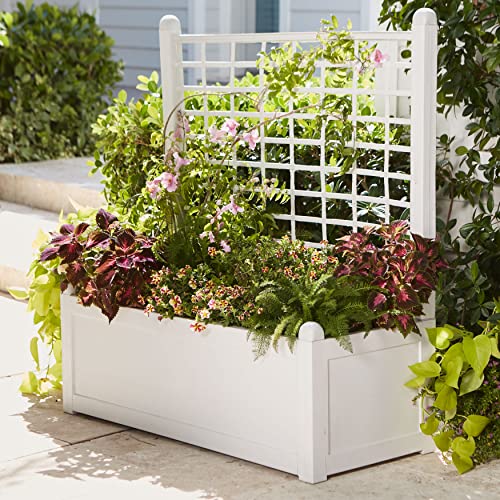 BrylaneHome Resin Garden Arch Trellis