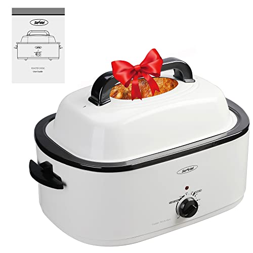 Sunvivi Electric Roaster Oven with Removable Cooking Pan