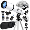 ABOTEC 80mm Aperture Refracting Telescope with Tripod