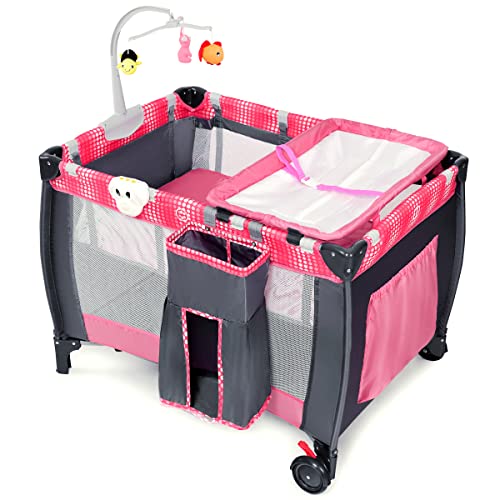Costzon Playard Reversible Changer Bassinet