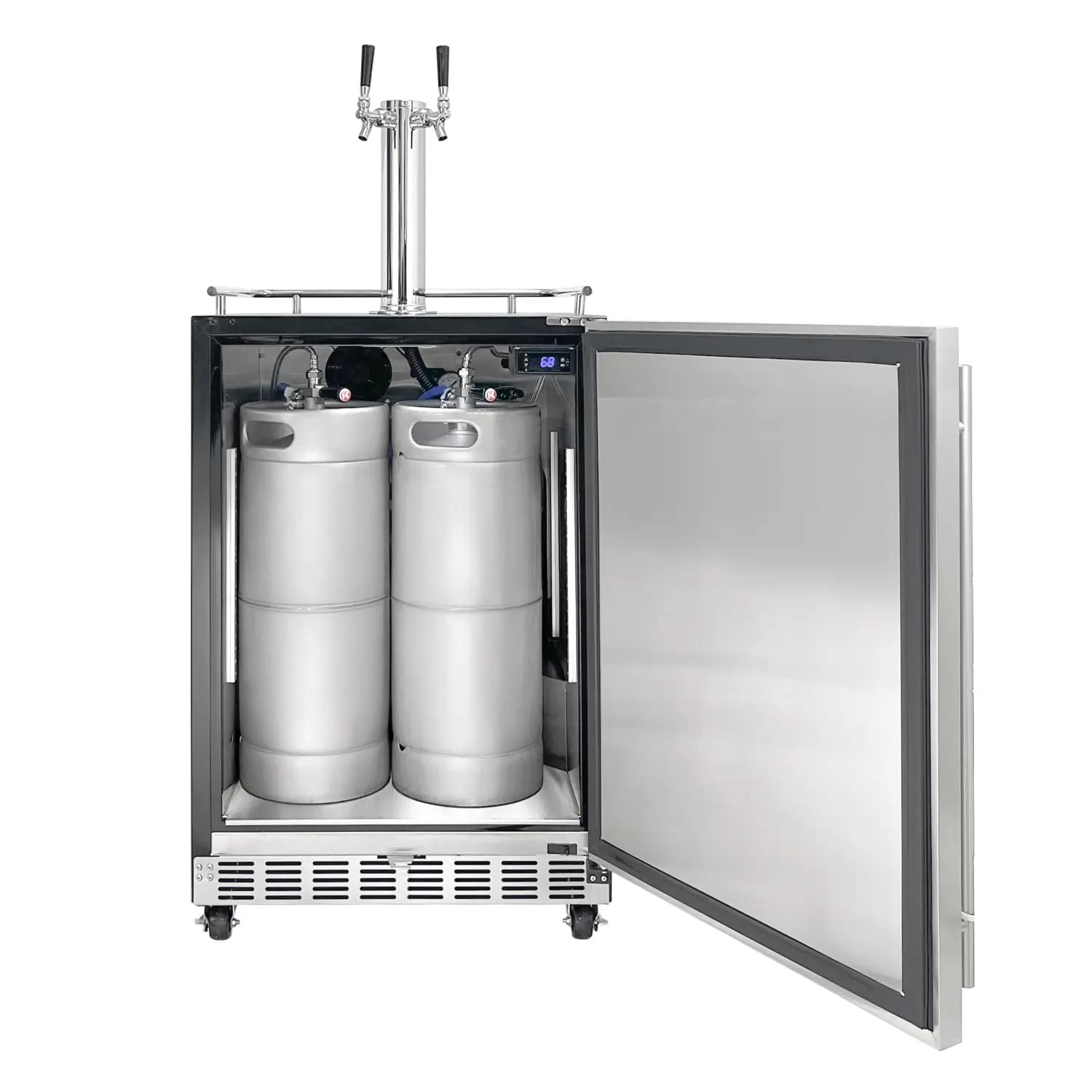 Kegco HK38BSU-2 Dual Faucet Under-Counter Kegerator