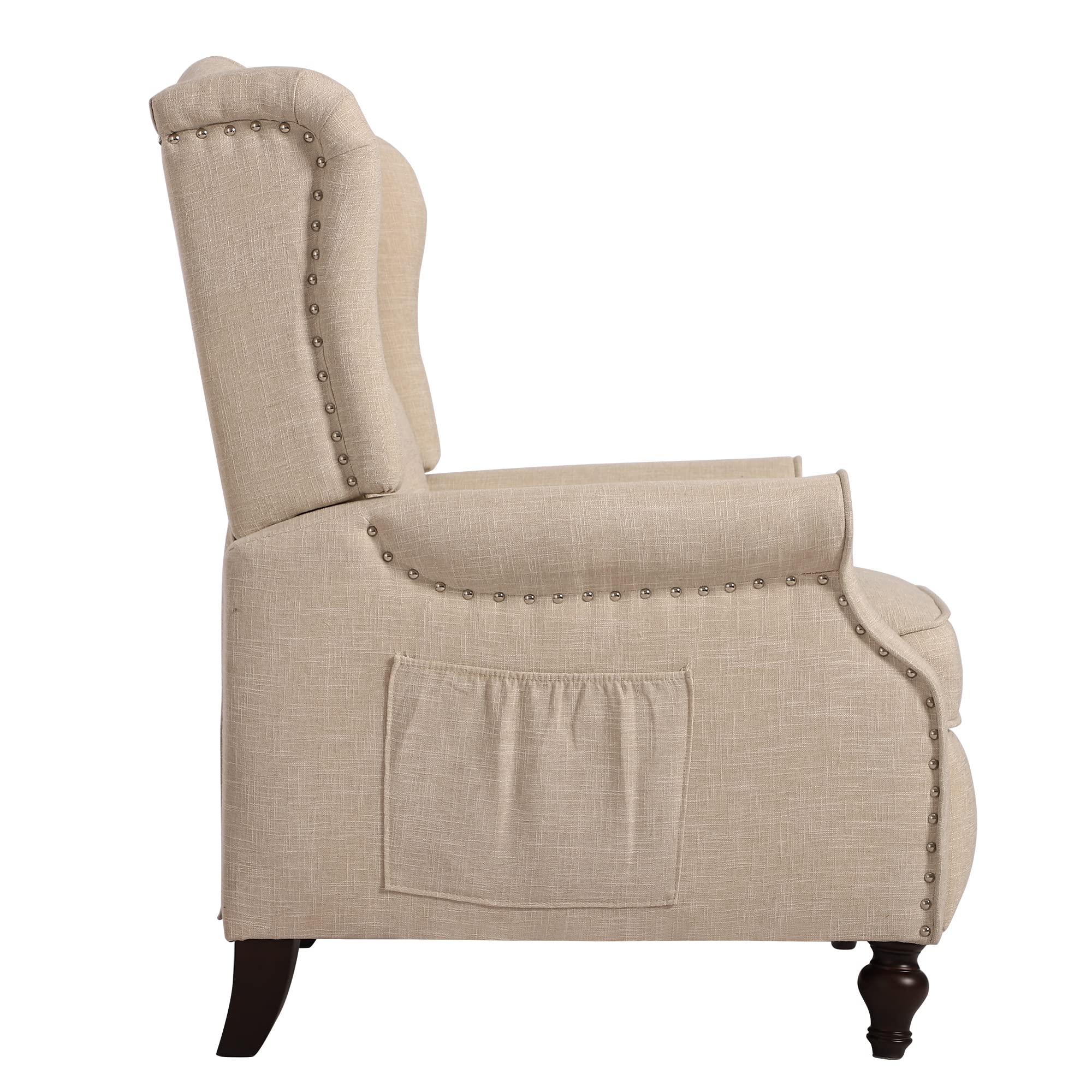 Consofa Wingback Recliner Massage Backrest