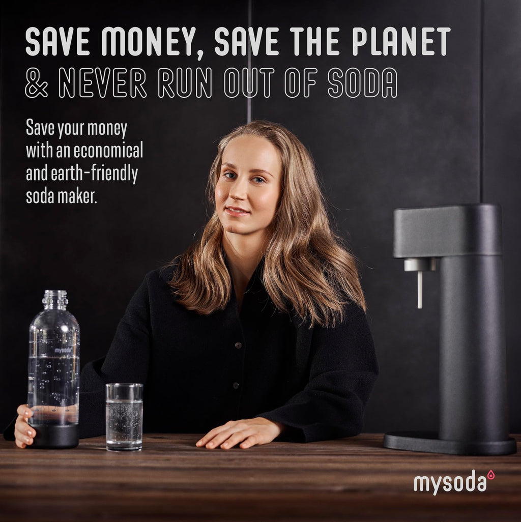 Mysoda Woody Black Carbonating Machine