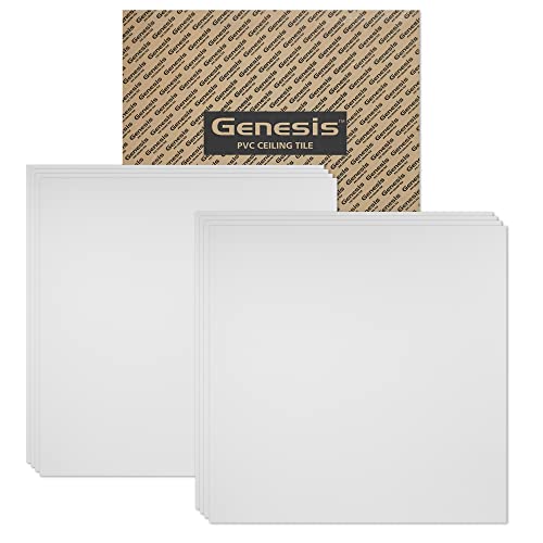 Genesis Smooth White Ceiling Tiles