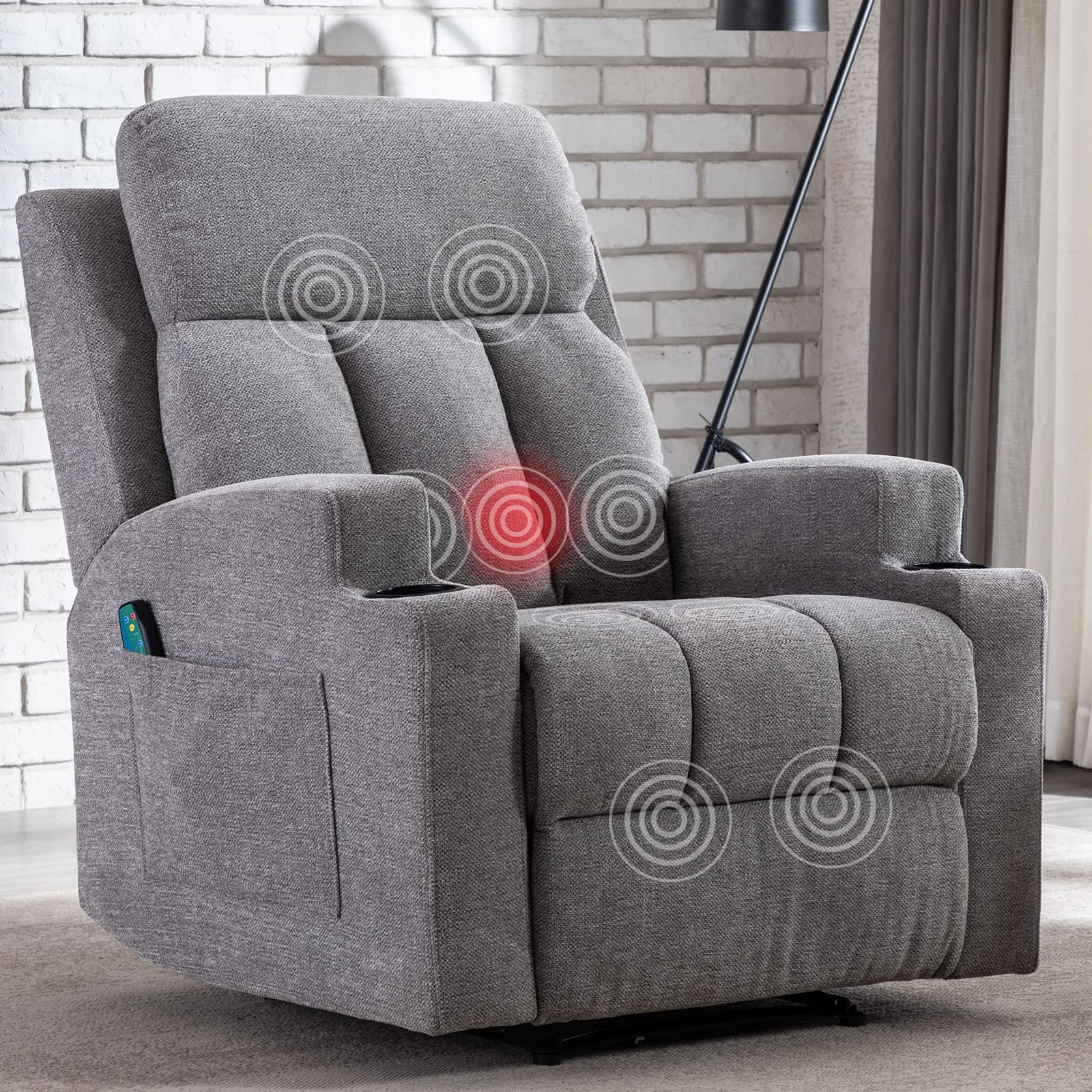 ANJ Recliner Contemporary Theater Holders