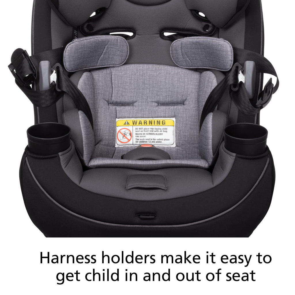 Safety 1st Grow and Go All-in-One Convertible Car Seat, Rear-facing 5-40 pounds, Forward-facing 22-65 pounds, and Belt-positioning booster 40-100 pounds, Everest Pink