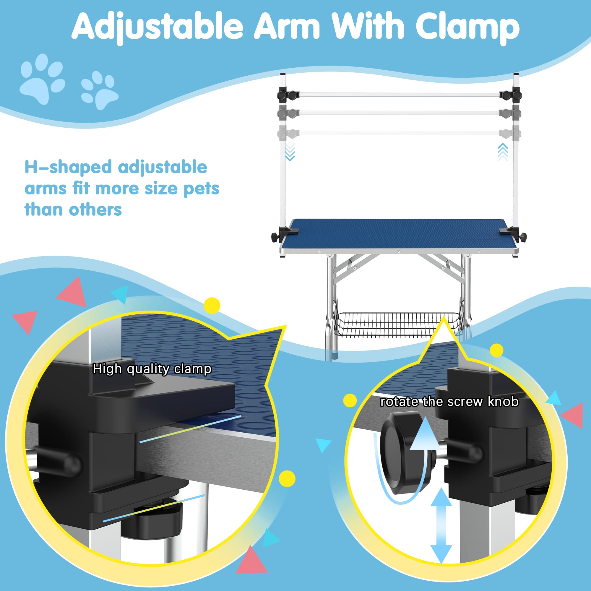 Lyromix Adjustable Dog Grooming Table