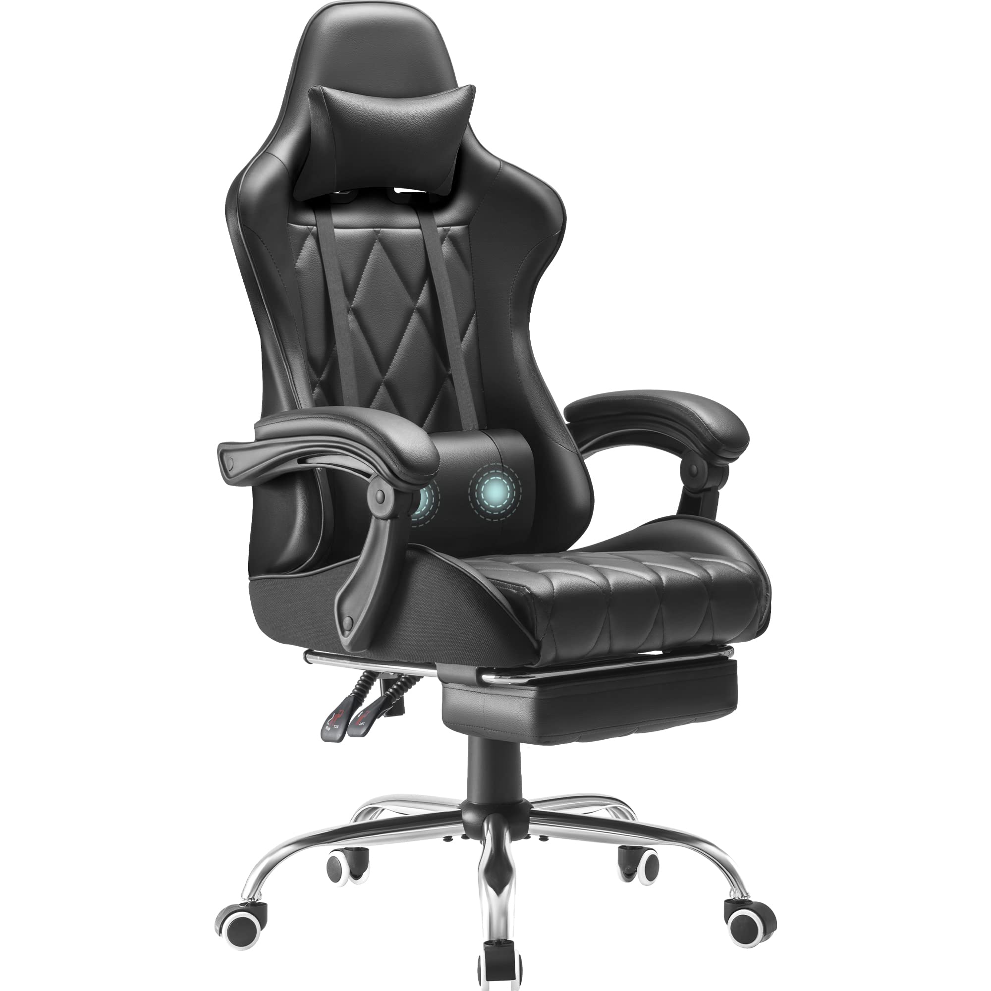 Homall Ergonomic High-Back Gaming Chair with Massage Lumbar Support