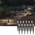 LEONLITE 12-Pack Low-Voltage Waterproof LED Landscape Lights
