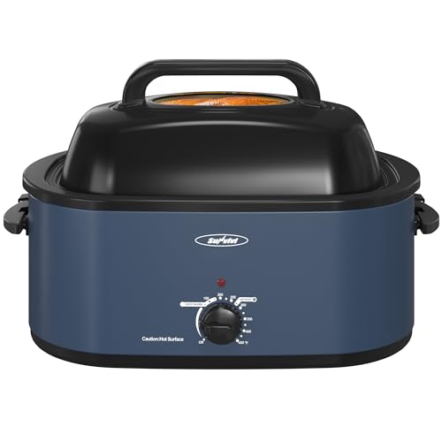 Sunvivi Electric Roaster Oven with Removable Cooking Pan