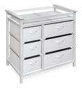 Modern Changing Table Storage Baskets