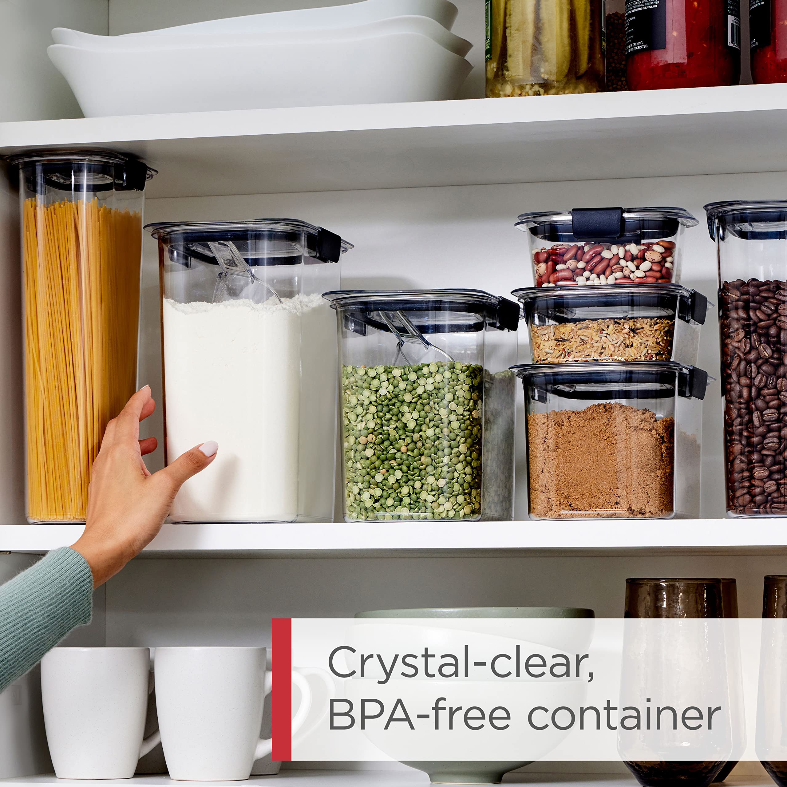 Rubbermaid Brilliance 20 Piece Airtight Containers
