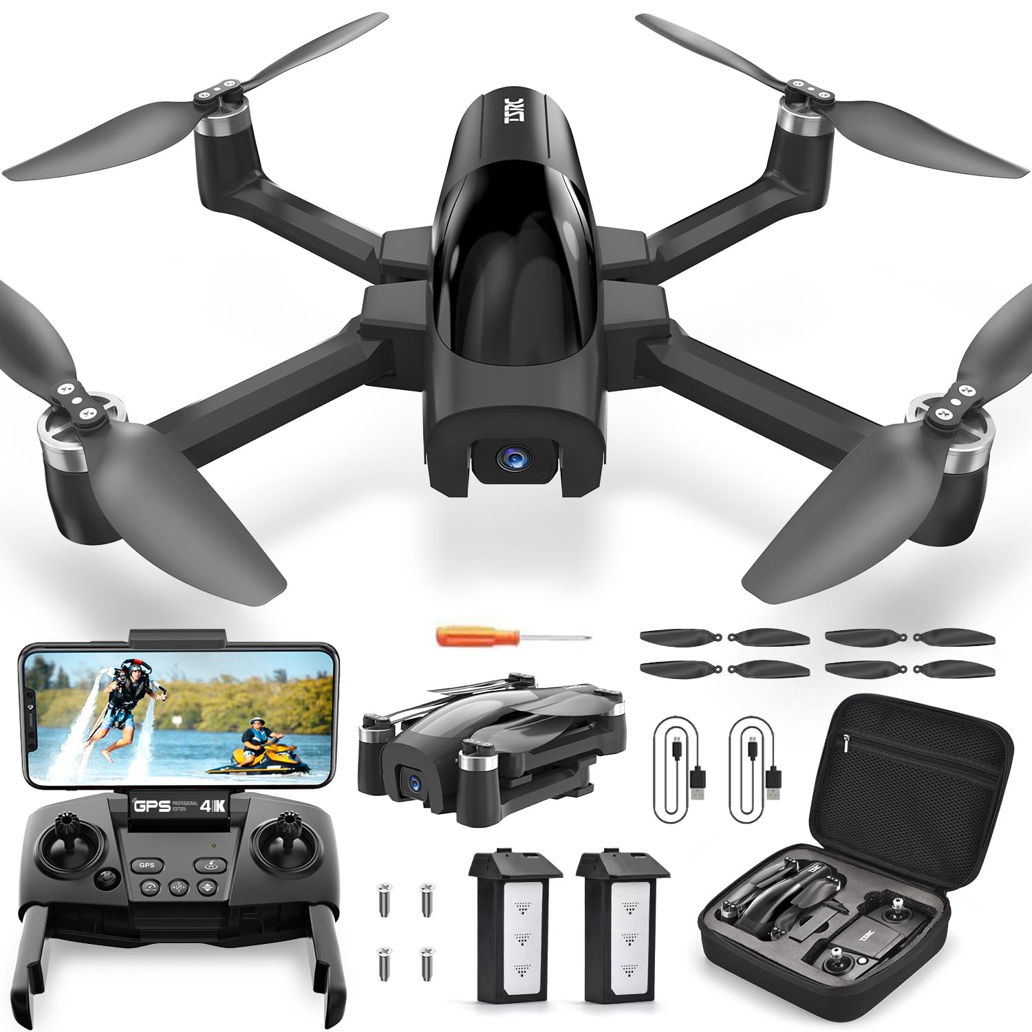 TENSSENX Foldable Quadcopter Waypoint Headless