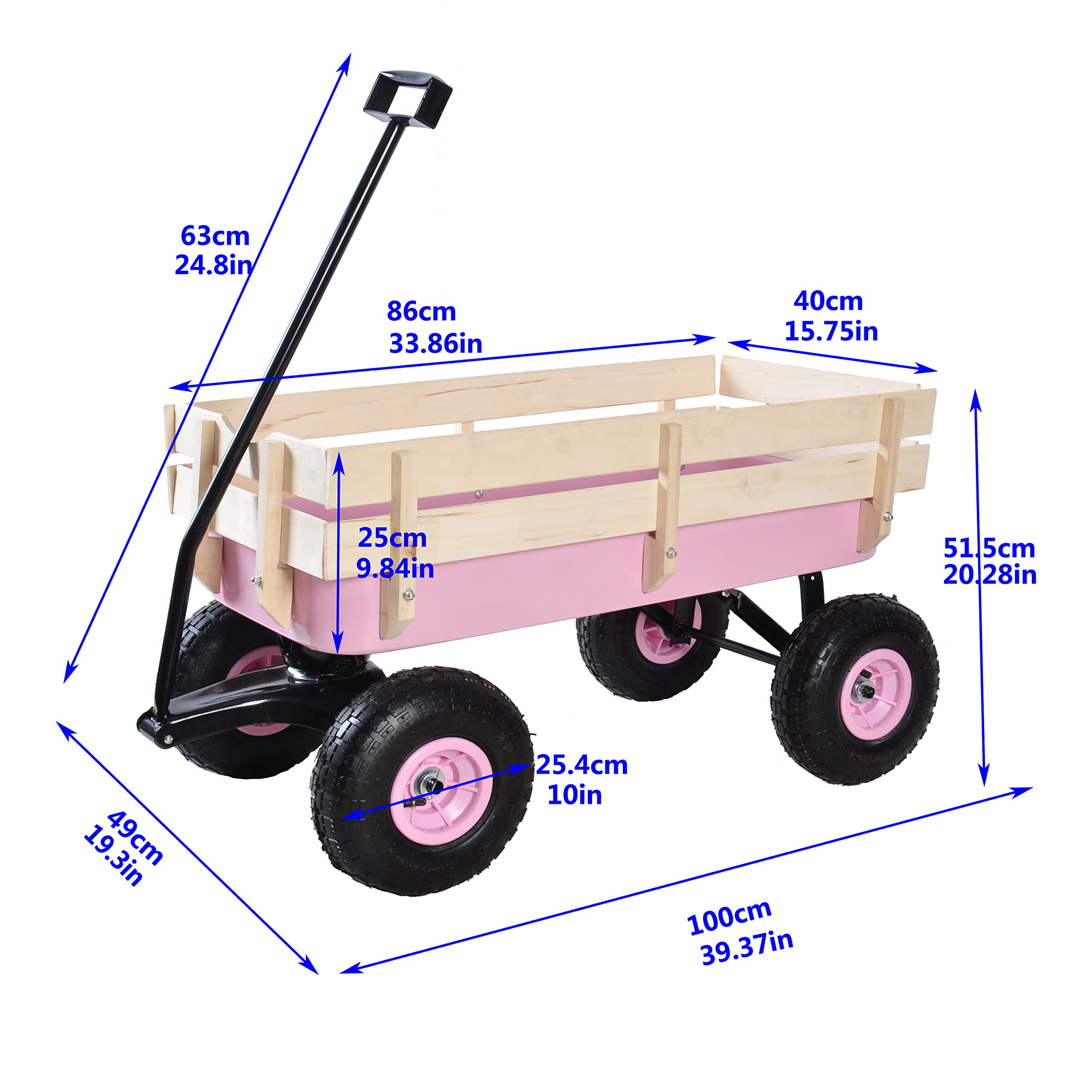 Outdoor Removable Capacity Children Pull Along