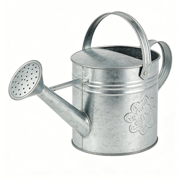 Sherlynaugus 1 Gallon Galvanized Steel Watering Can with Removable Spout