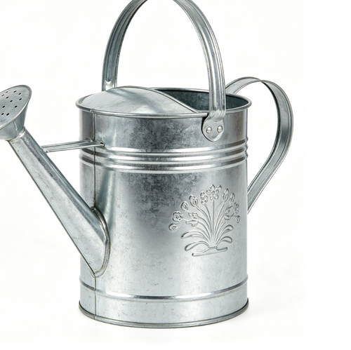 Sherlynaugus 1 Gallon Galvanized Steel Watering Can with Removable Spout