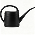Sherlynaugus Hachiman 5L Large Watering Can with Widened Spout – Indoor & Outdoor Use, Hands-Free Fill, Black